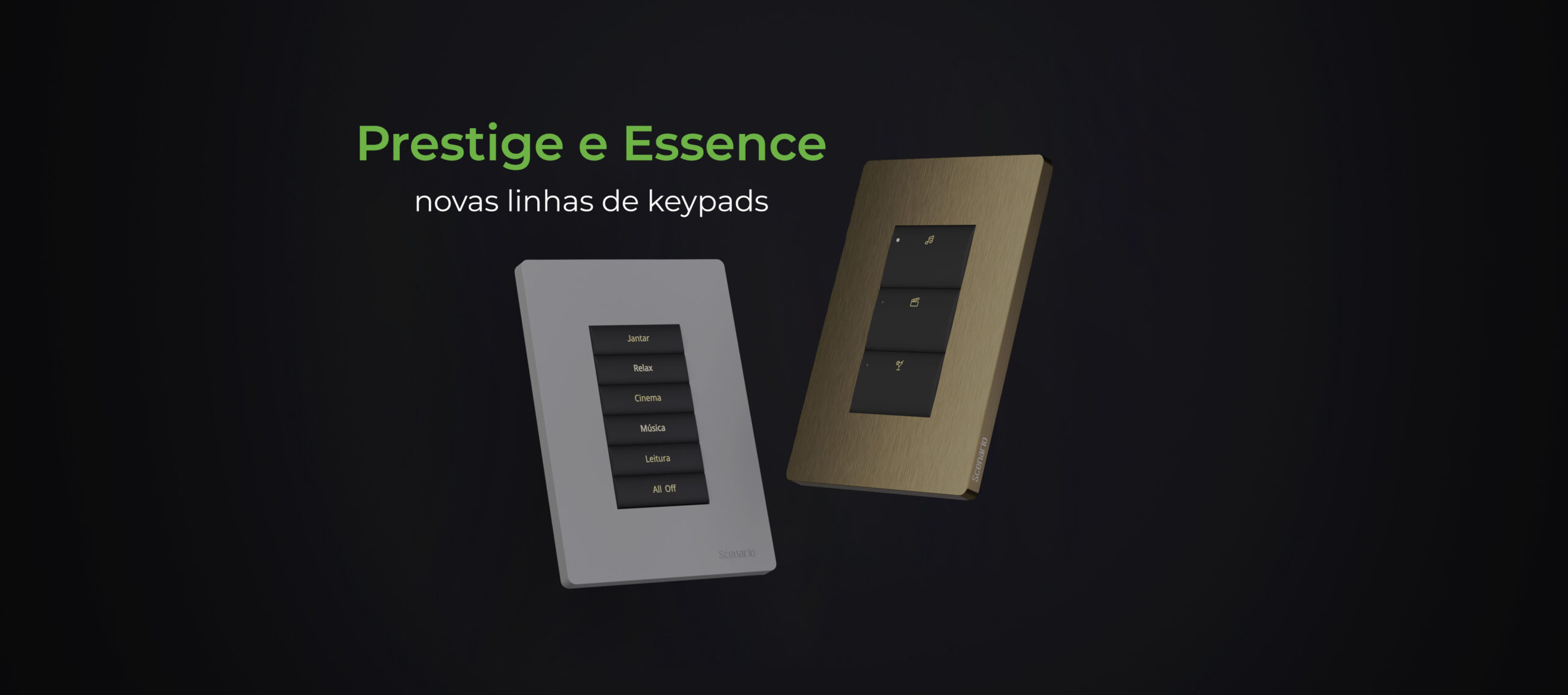 Home theater escuro com caixas Estelon e Wilson Audio